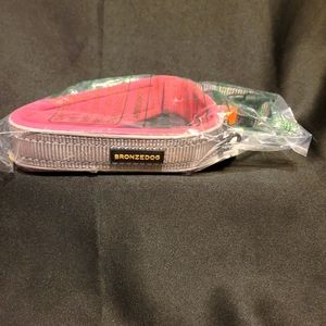 NEW Bronze Dog Collar~Pink~Large